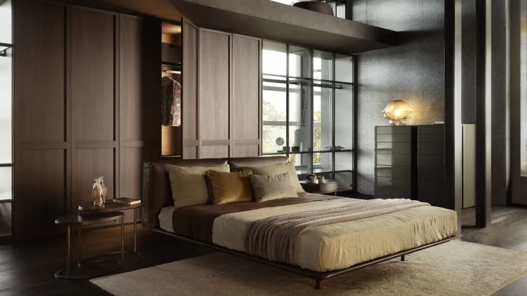 Lema bed and wardrobe